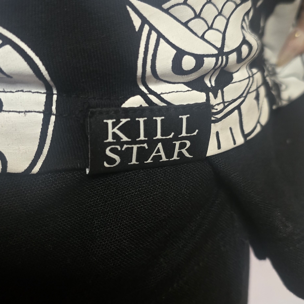 Killstar Black and White Graphic Tee - Picture 3 of 4